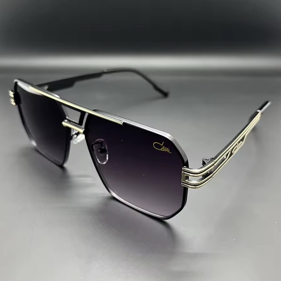 Cazal Black and Gold Men's Sunglasses - Picture 1 of 1